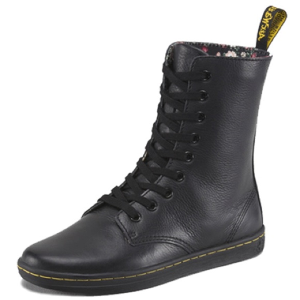 Dr. Martens stratford black leather boot